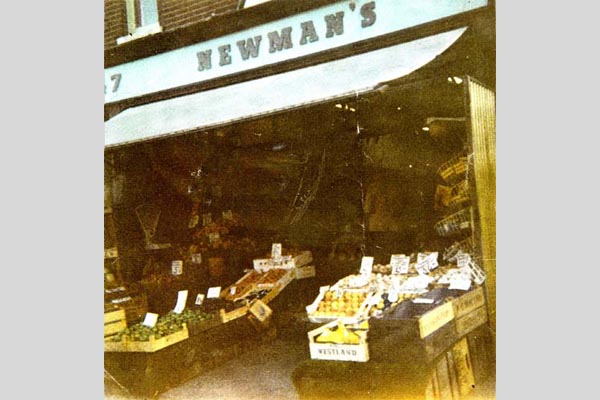 No 45 Newman's Greengrocer 1960s